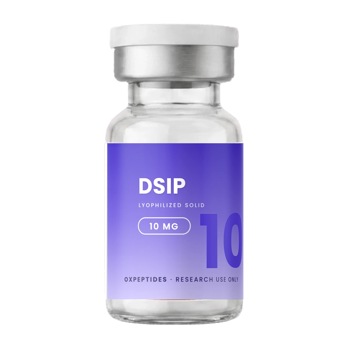 Dsip peptide · Flacon DSIP — lyophilisé, étiquette OXpeptides