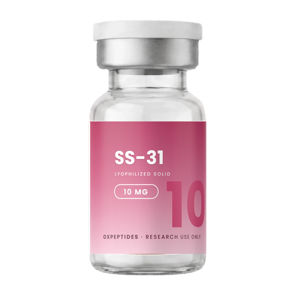 Ss-31 · Flacon SS-31 — lyophilisé, étiquette OXpeptides