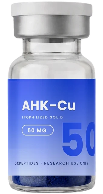 AHK-Cu 50 mg — peptide de recherche lyophilisé, fiole OXpeptides